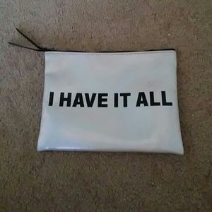 Holographic makeup bag